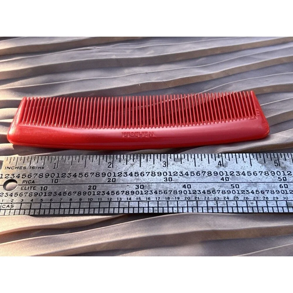 Vintage Wil-Hold Red Barber Comb￼